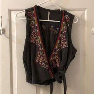 Free people wrap shirt
